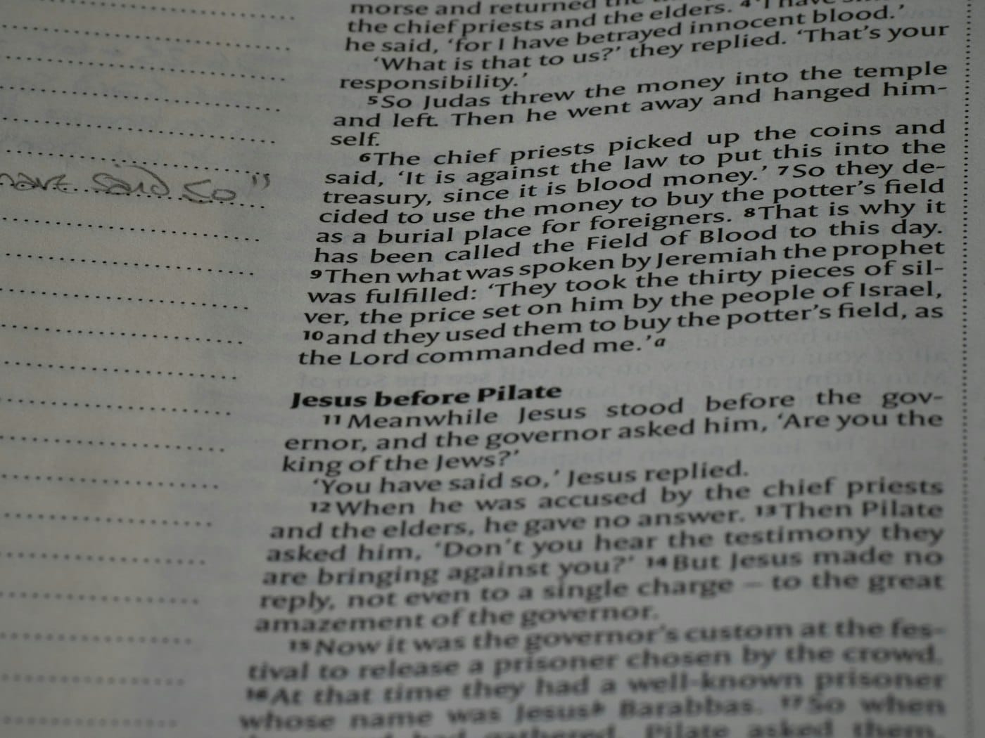 a close up of a book with writing on it